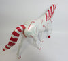 CANE~OOAK CANDY CANE DECORATOR TENNESSEE WALKING HORSE WHS 17
