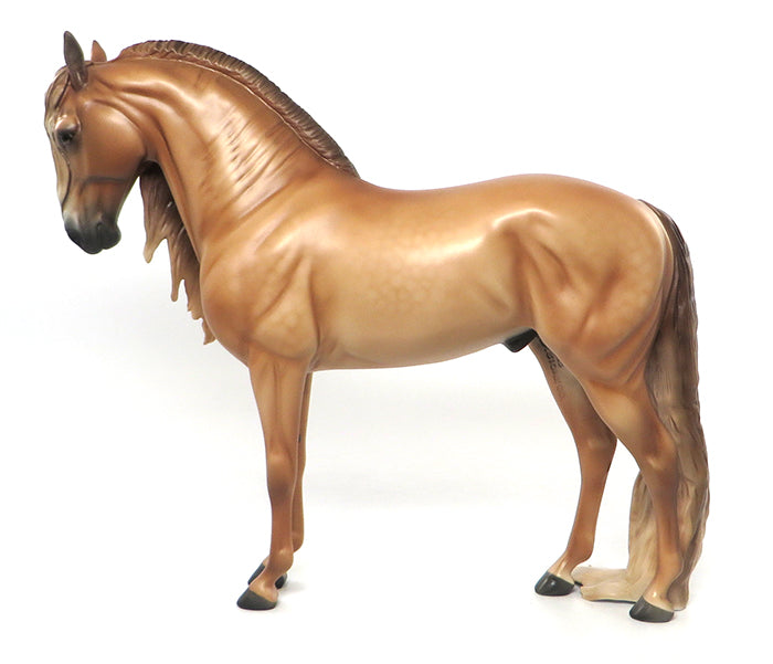 CARMELO CABALLO-LE-6 Stunning Dappled Palomino Andalusian Model Horse 8/12