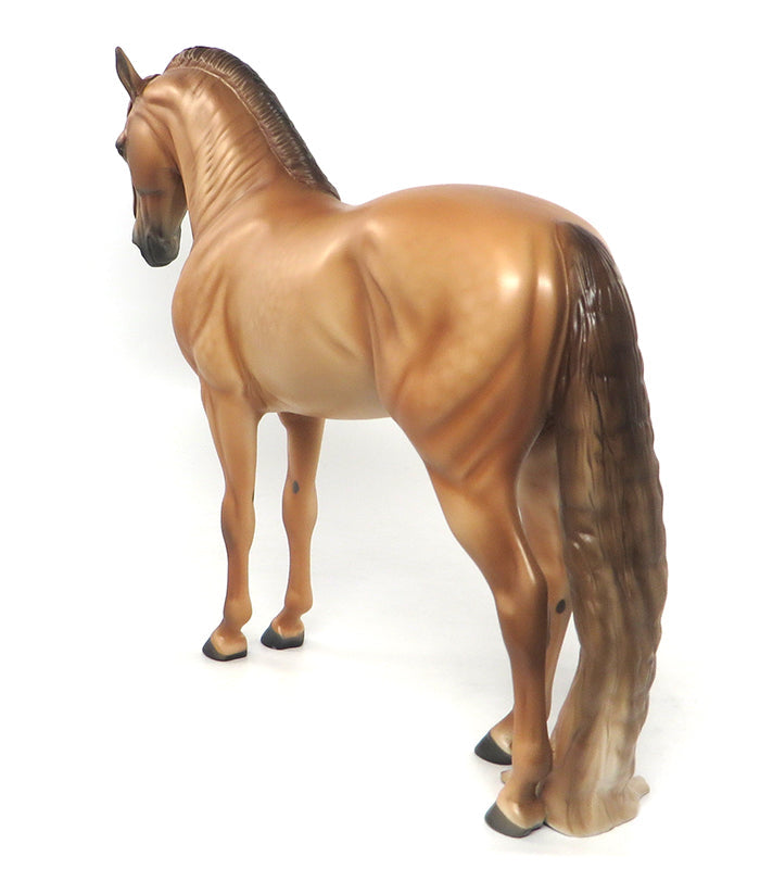 CARMELO CABALLO-LE-6 Stunning Dappled Palomino Andalusian Model Horse 8/12