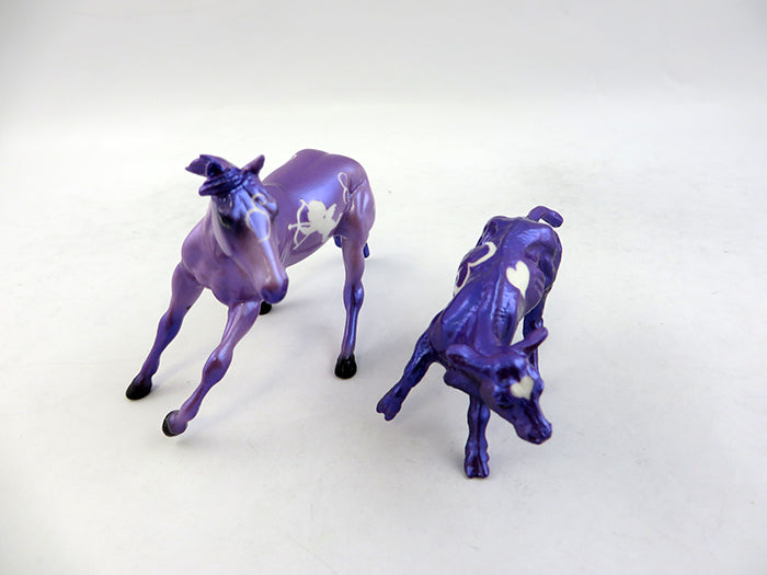 CASSIEL-OOAK VALENTINE DECORATOR CUTTER AND CALF 2/6