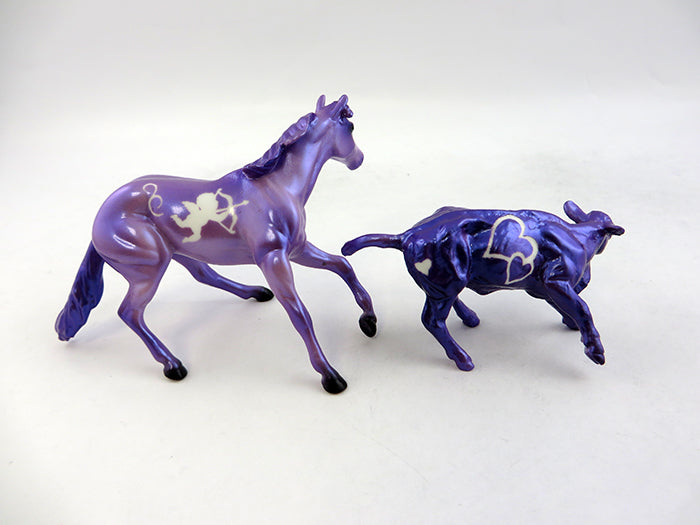 CASSIEL-OOAK VALENTINE DECORATOR CUTTER AND CALF 2/6