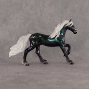 Cephei OOAK Chip Friesian by Ellen Robbins SCD26