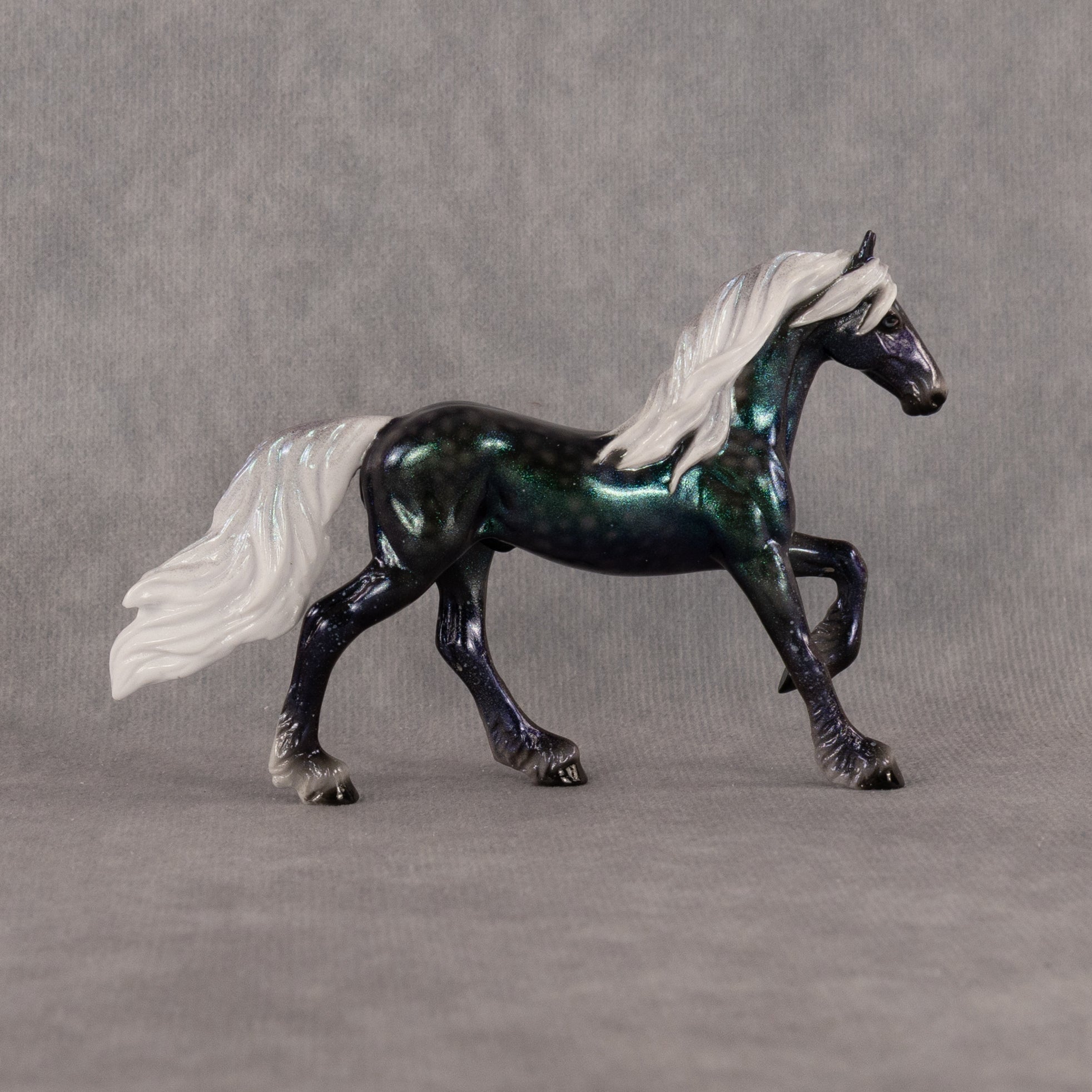 Cephei OOAK Chip Friesian by Ellen Robbins SCD26