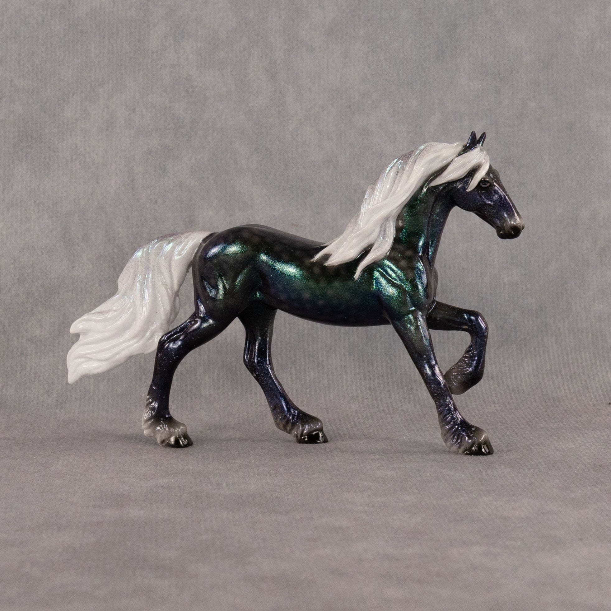 Cephei OOAK Chip Friesian by Ellen Robbins SCD26