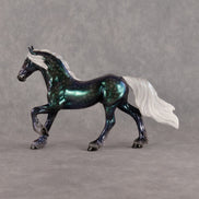 Cephei OOAK Chip Friesian by Ellen Robbins SCD26