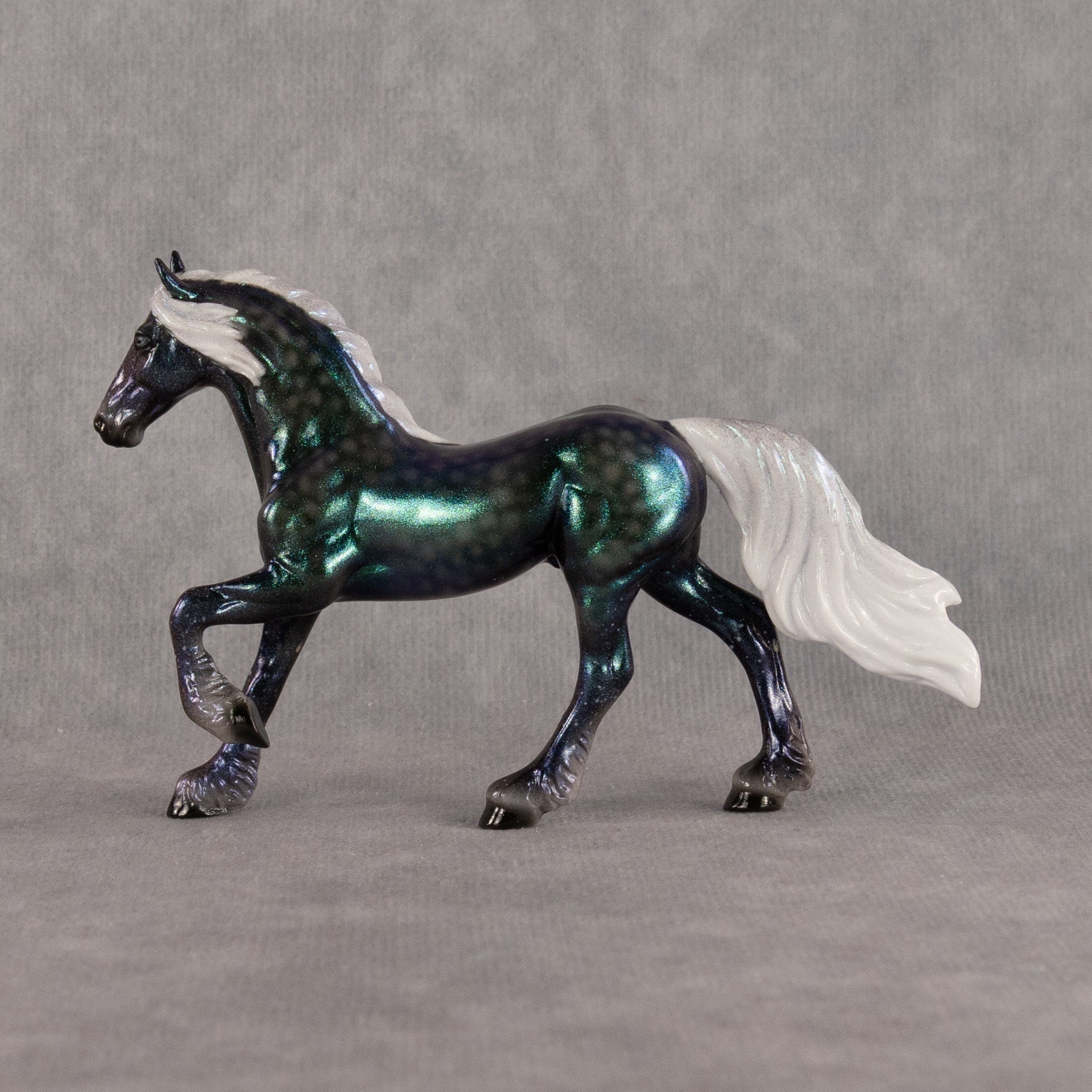 Cephei OOAK Chip Friesian by Ellen Robbins SCD26