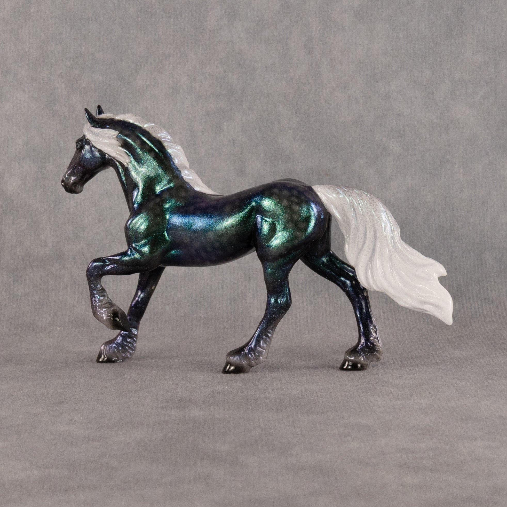 Cephei OOAK Chip Friesian by Ellen Robbins SCD26
