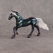 Cephei OOAK Chip Friesian by Ellen Robbins SCD26