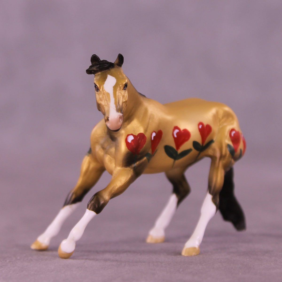 Charmed OOAK Chip Cutting Horse by Dawn Quick VV26