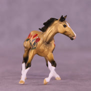 Charmed OOAK Chip Cutting Horse by Dawn Quick VV26