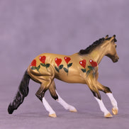 Charmed OOAK Chip Cutting Horse by Dawn Quick VV26
