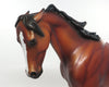 CHASING GIRLS-OOAK BAY BLANKET APPALOOSA THOROUGHBRED MODEL HORSE 8/26