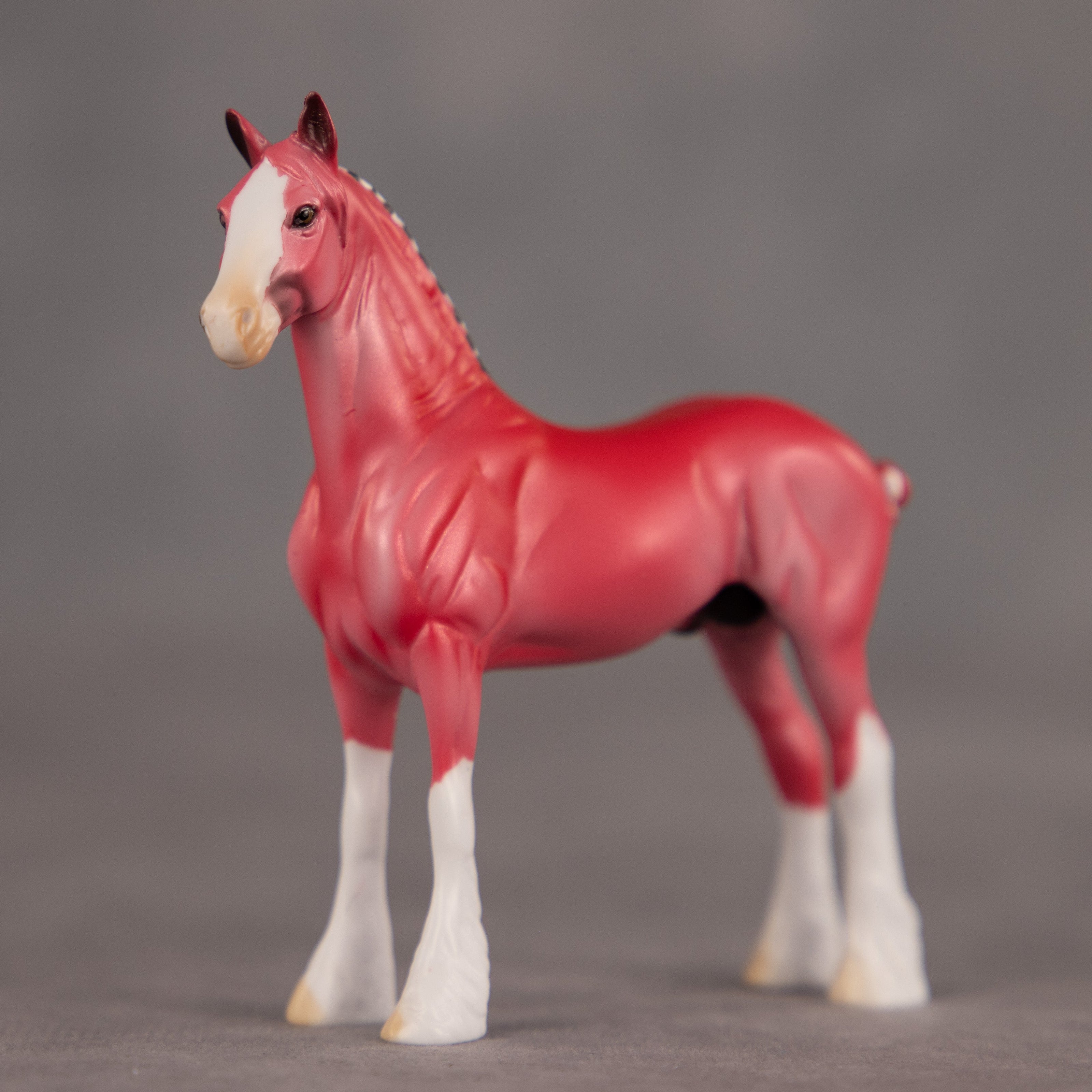 Cherry Slush OOAK Chip Standing Drafter by Dawn Quick EQ26