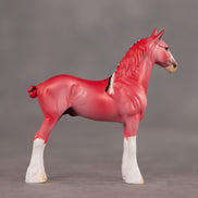 Cherry Slush OOAK Chip Standing Drafter by Dawn Quick EQ26