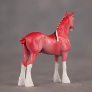 Cherry Slush OOAK Chip Standing Drafter by Dawn Quick EQ26