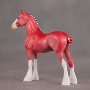 Cherry Slush OOAK Chip Standing Drafter by Dawn Quick EQ26