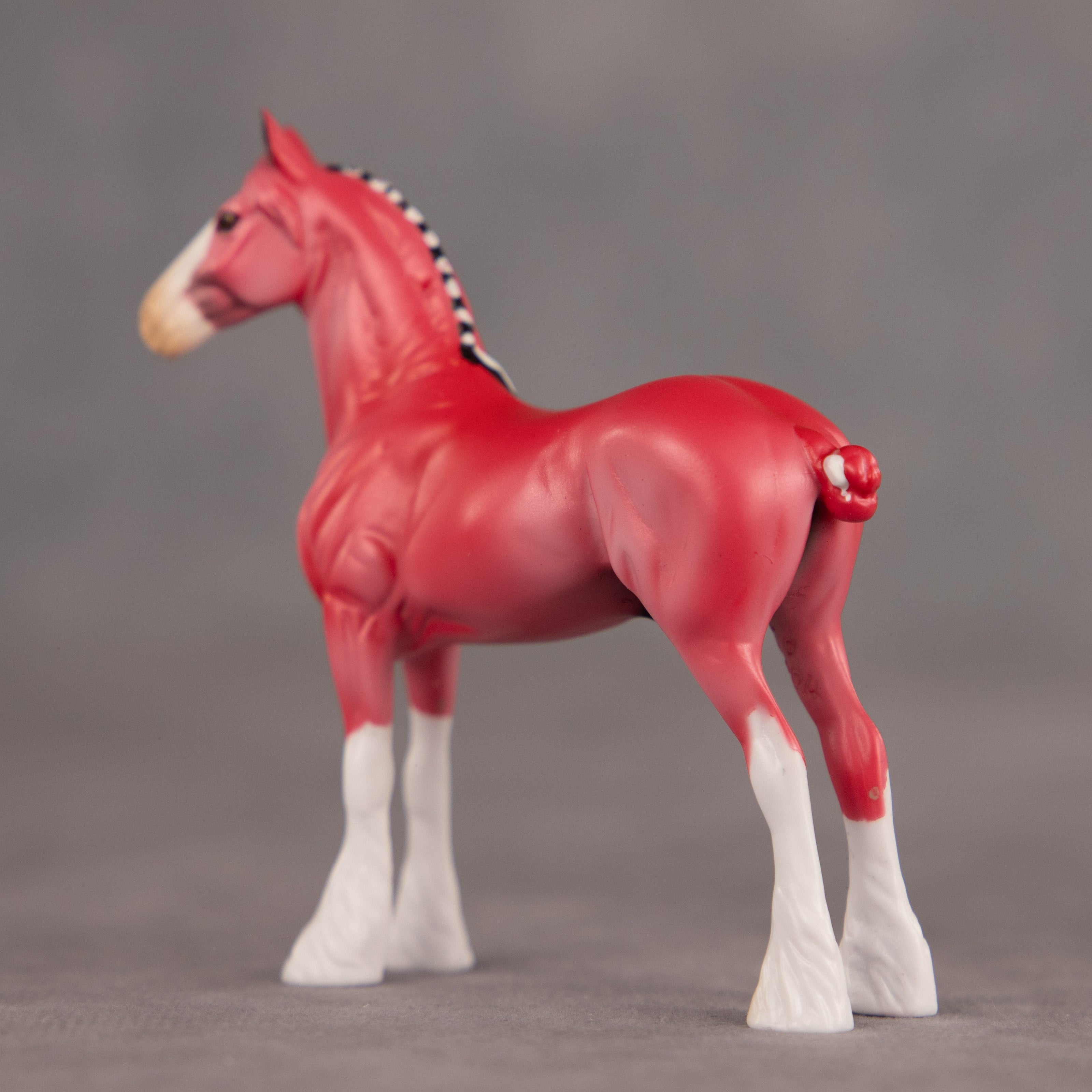 Cherry Slush OOAK Chip Standing Drafter by Dawn Quick EQ26