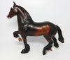 CHICKSAW-OOAK DARK DAPPLE BAY TROTTING DRAFTER EQ 2017