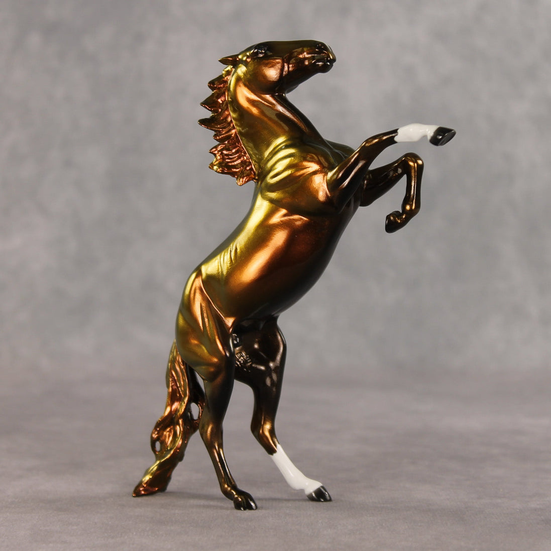 Chili Flake OOAK Pebble Mustang by Erin Corbett VV26