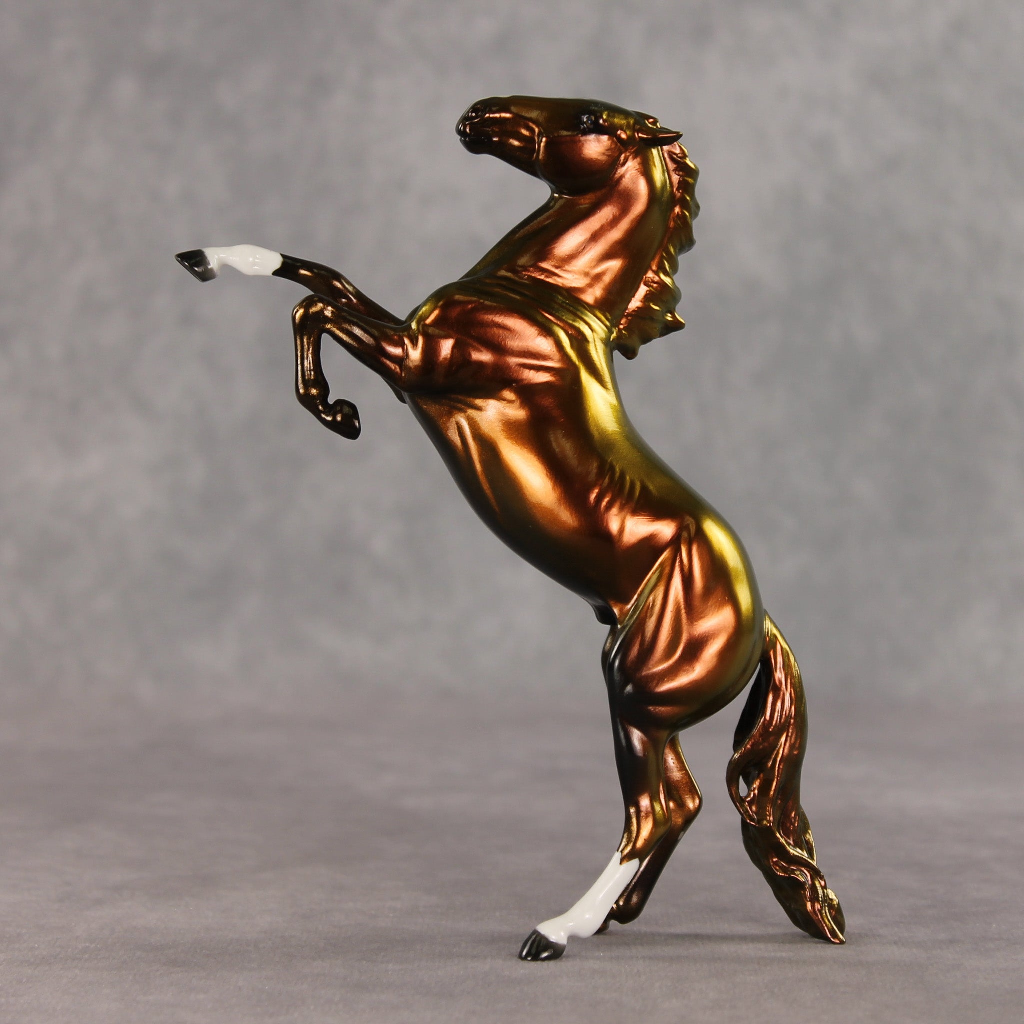 Chili Flake OOAK Pebble Mustang by Erin Corbett VV26