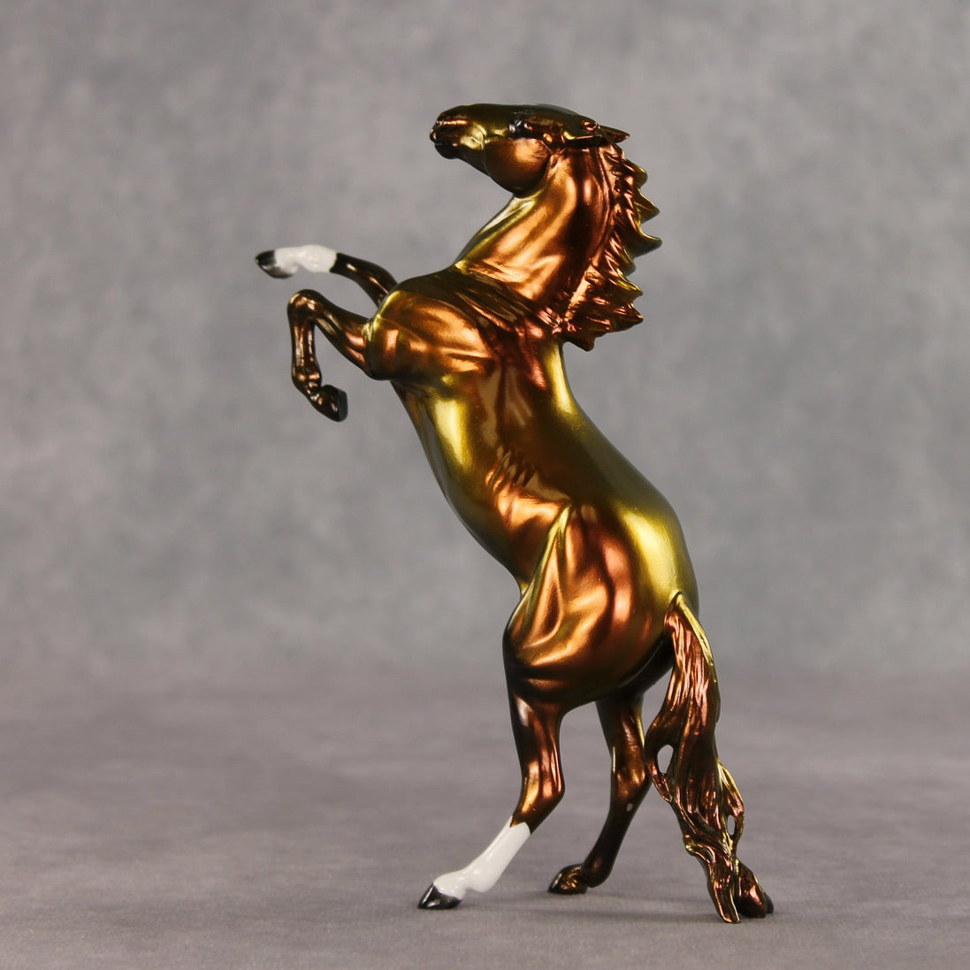 Chili Flake OOAK Pebble Mustang by Erin Corbett VV26