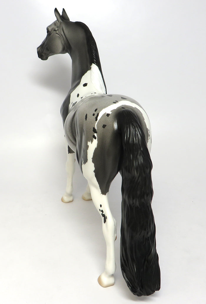 CLARKE-OOAK GREY ROAN MORGAN MODEL HORSE 8/4