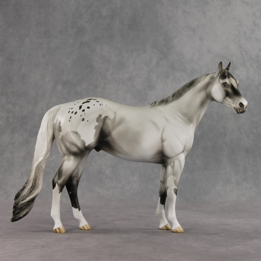 Cloud of Smoke OOAK Ideal Stock Horse by Jess Hamill VV26