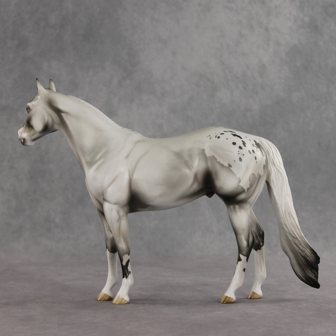 Cloud of Smoke OOAK Ideal Stock Horse by Jess Hamill VV26