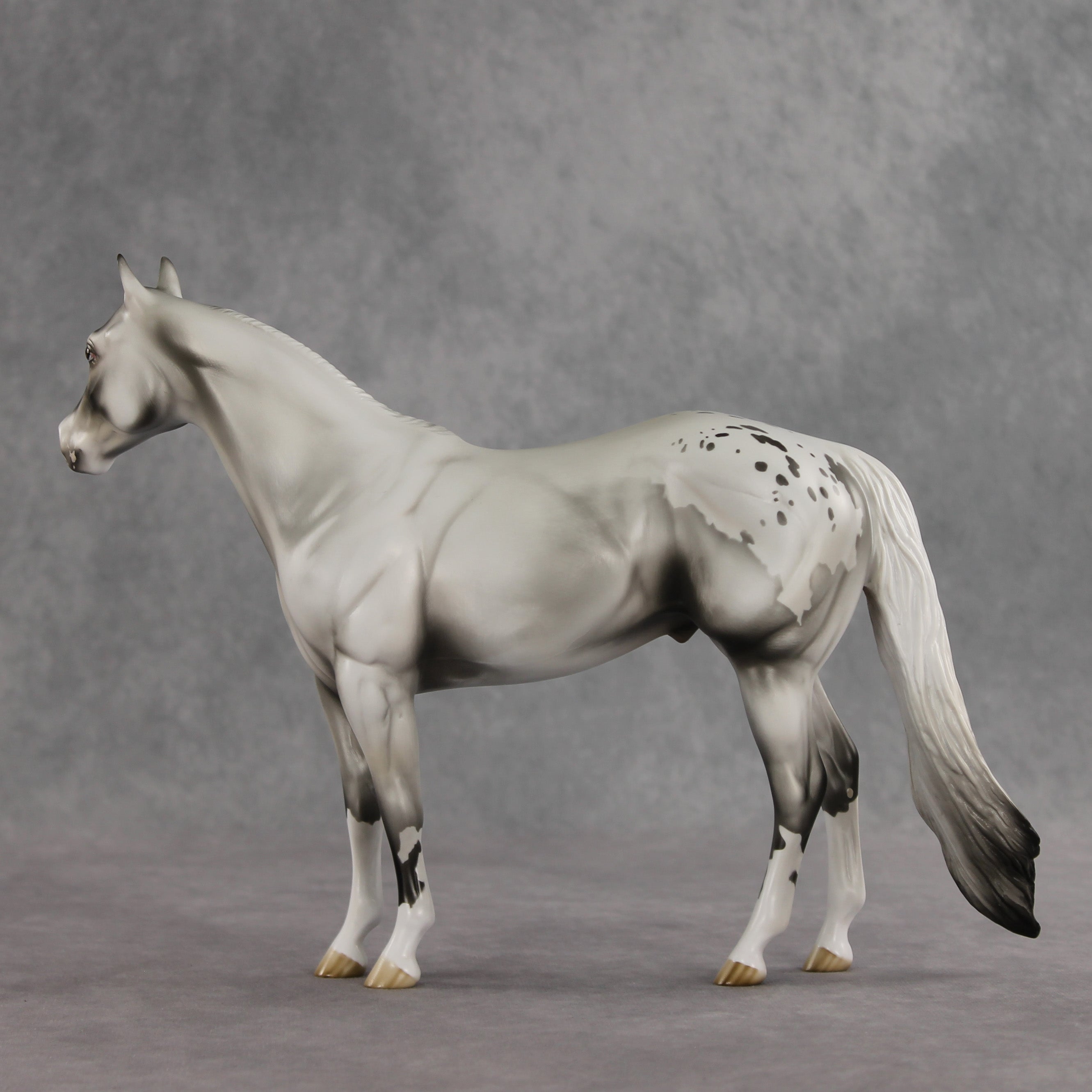 Cloud of Smoke OOAK Ideal Stock Horse by Jess Hamill VV26