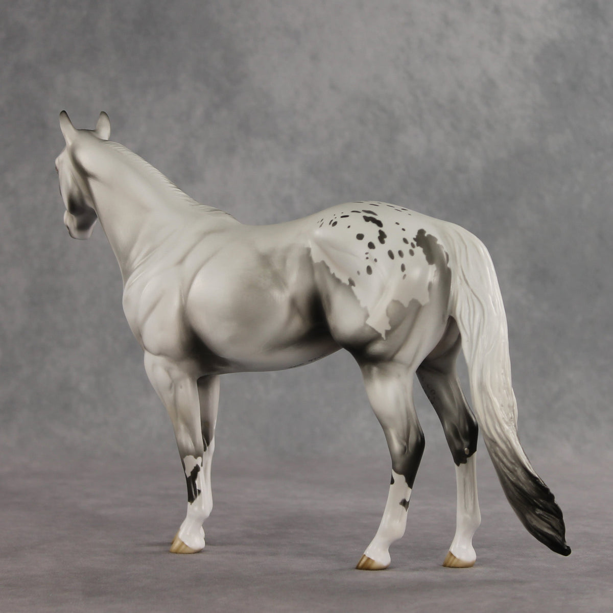 Cloud of Smoke OOAK Ideal Stock Horse by Jess Hamill VV26