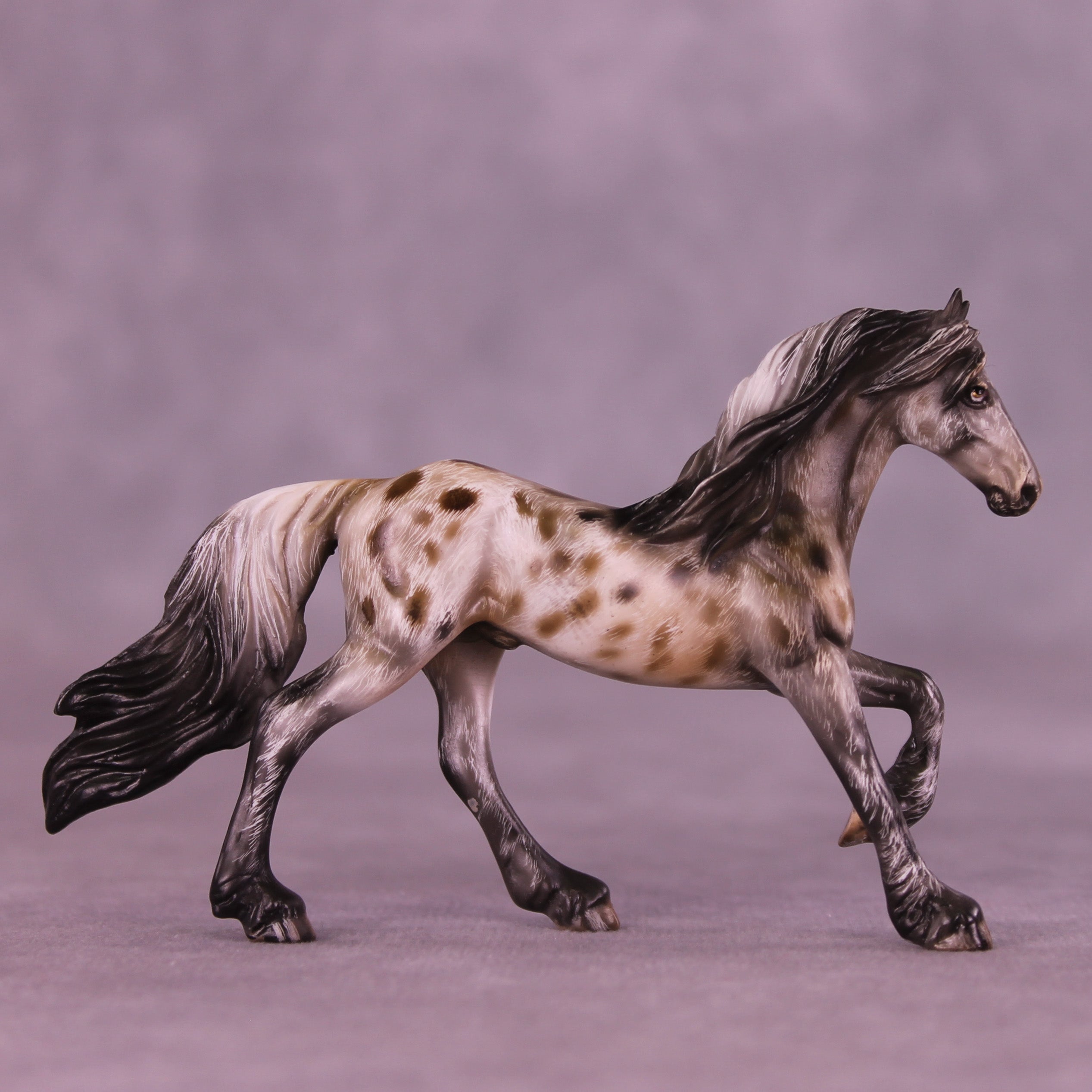 Comet OOAK Chip Friesian by Julie Keim HS25