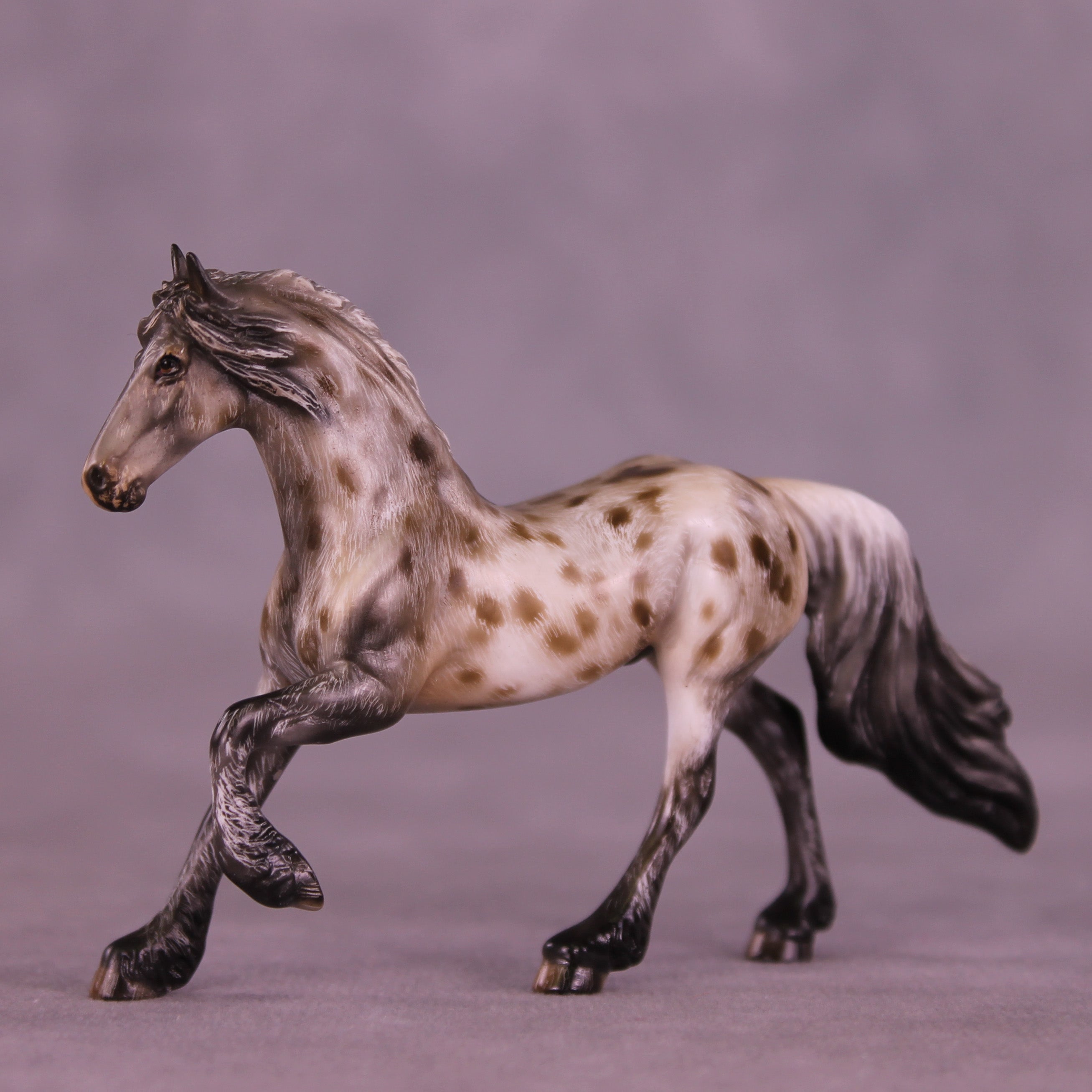 Comet OOAK Chip Friesian by Julie Keim HS25
