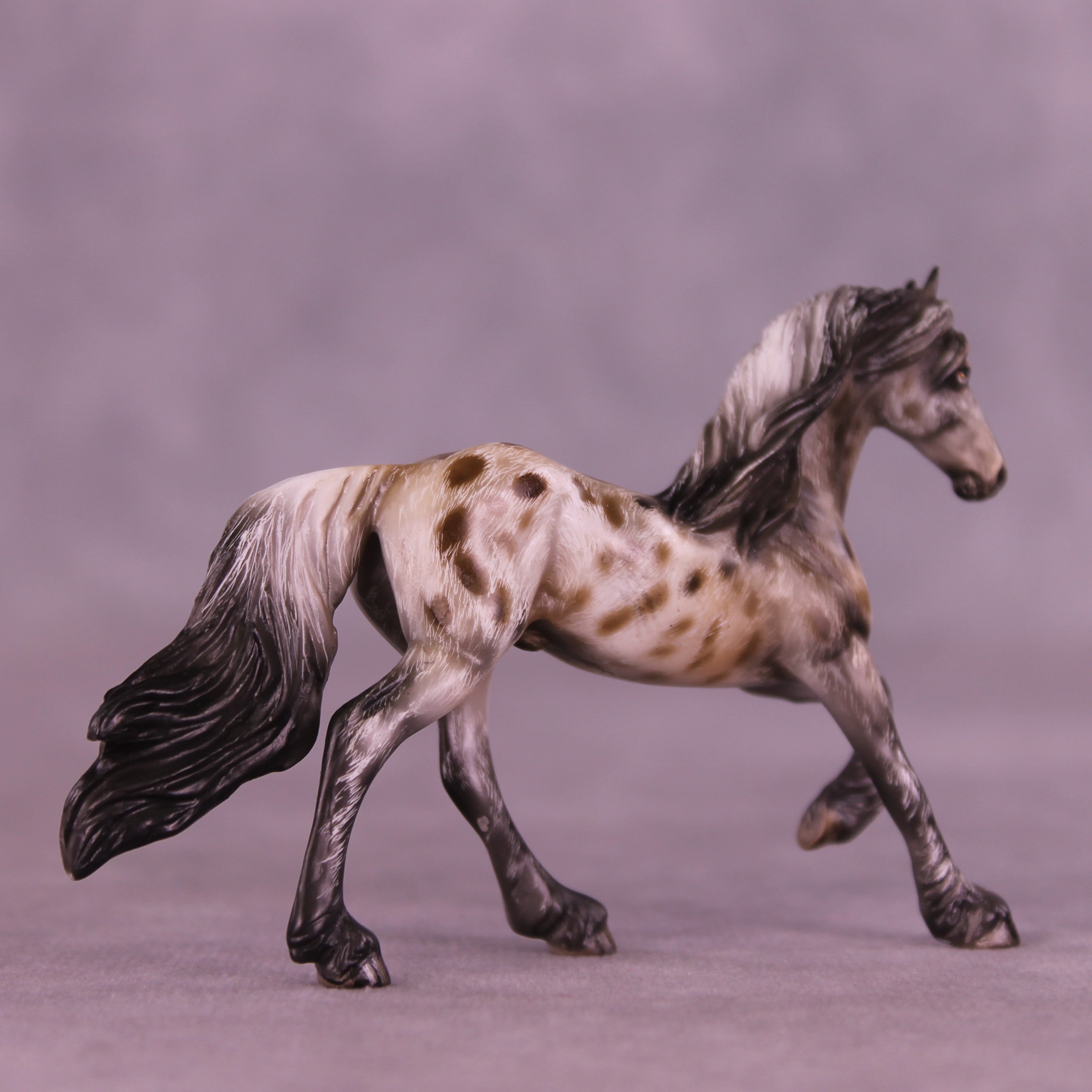 Comet OOAK Chip Friesian by Julie Keim HS25