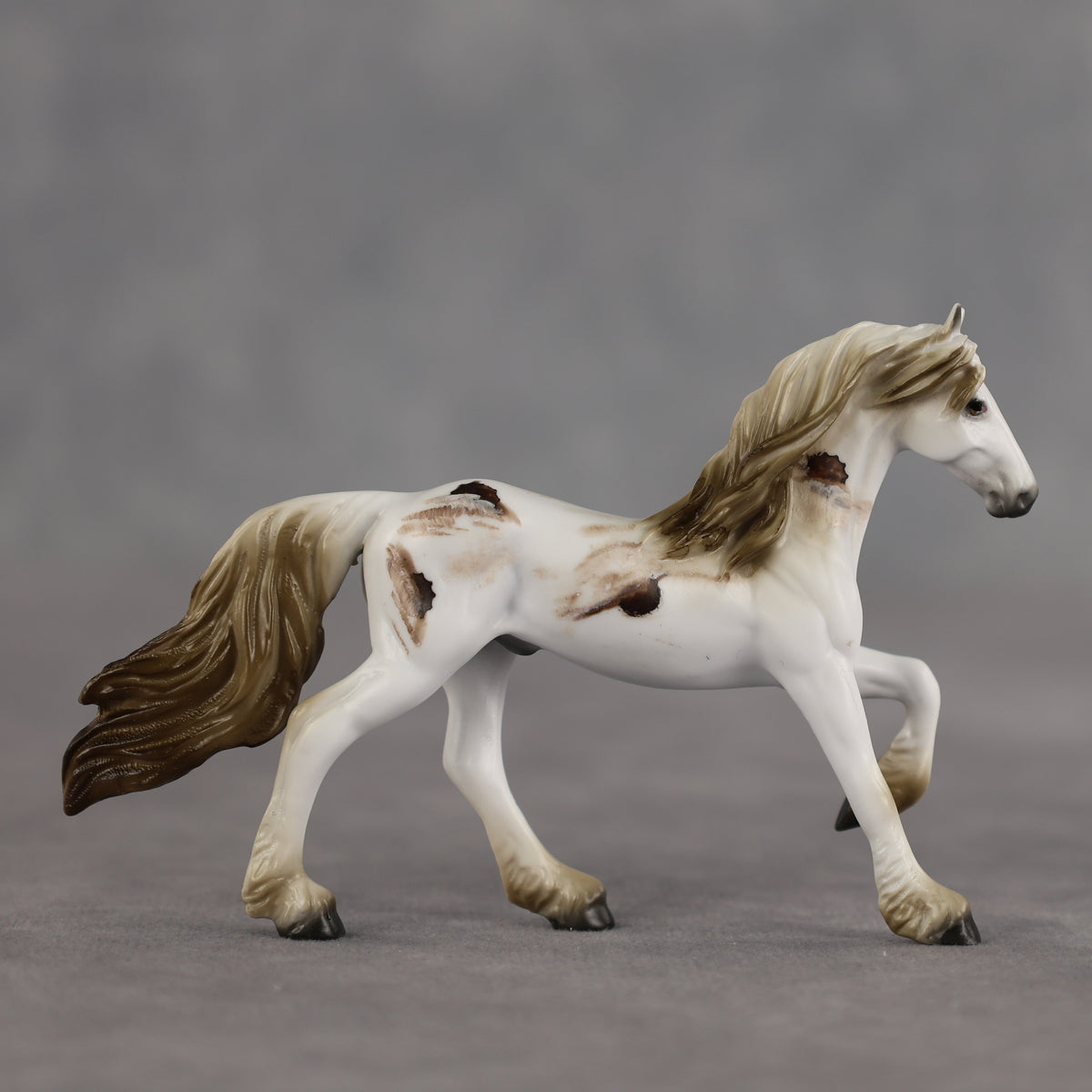Cookies & Cream OOAK Chip Friesian by Dawn Quick SCD26