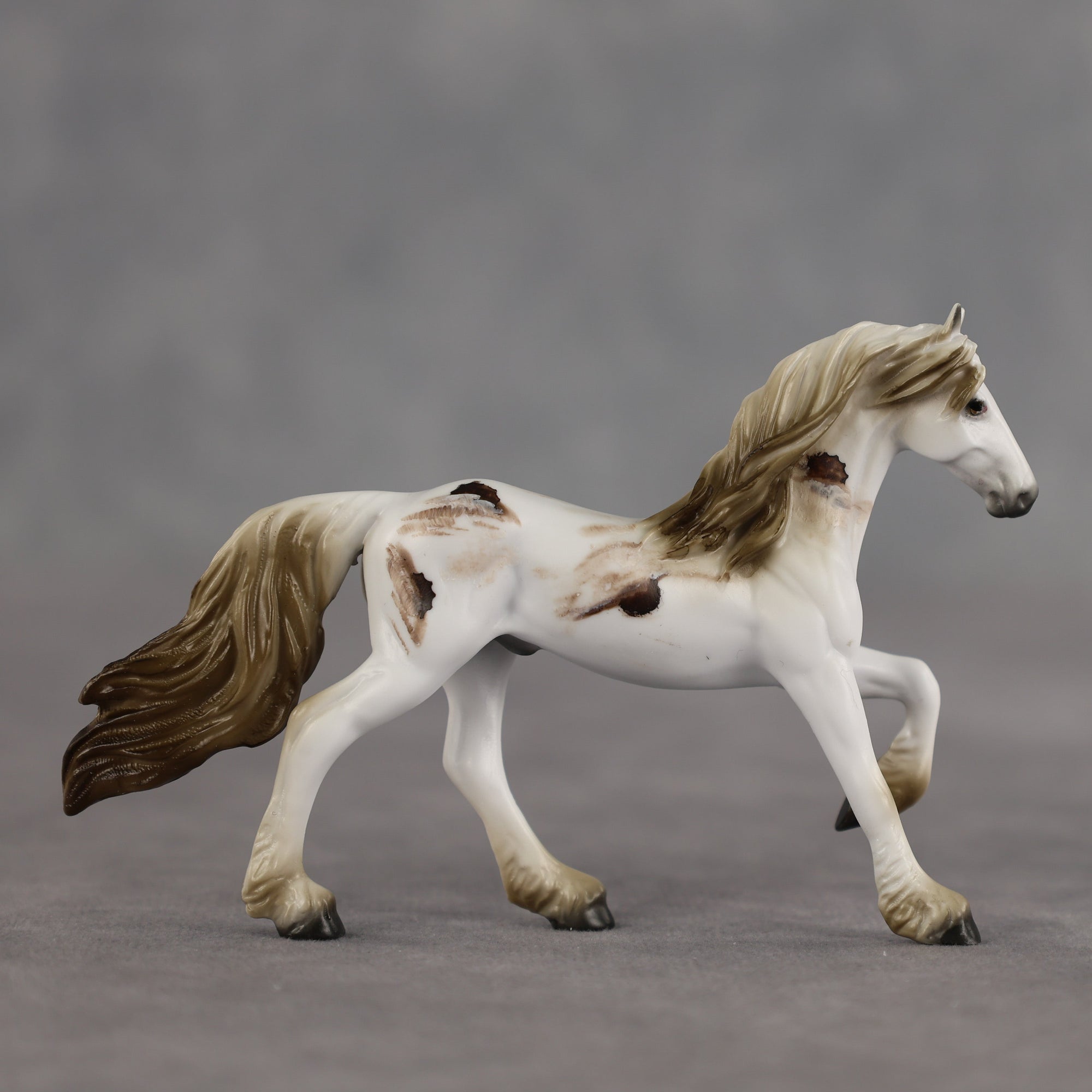 Cookies &amp; Cream OOAK Chip Friesian by Dawn Quick SCD26
