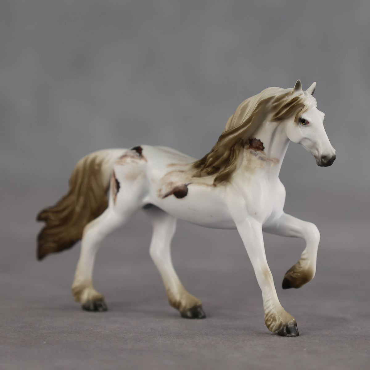 Cookies & Cream OOAK Chip Friesian by Dawn Quick SCD26