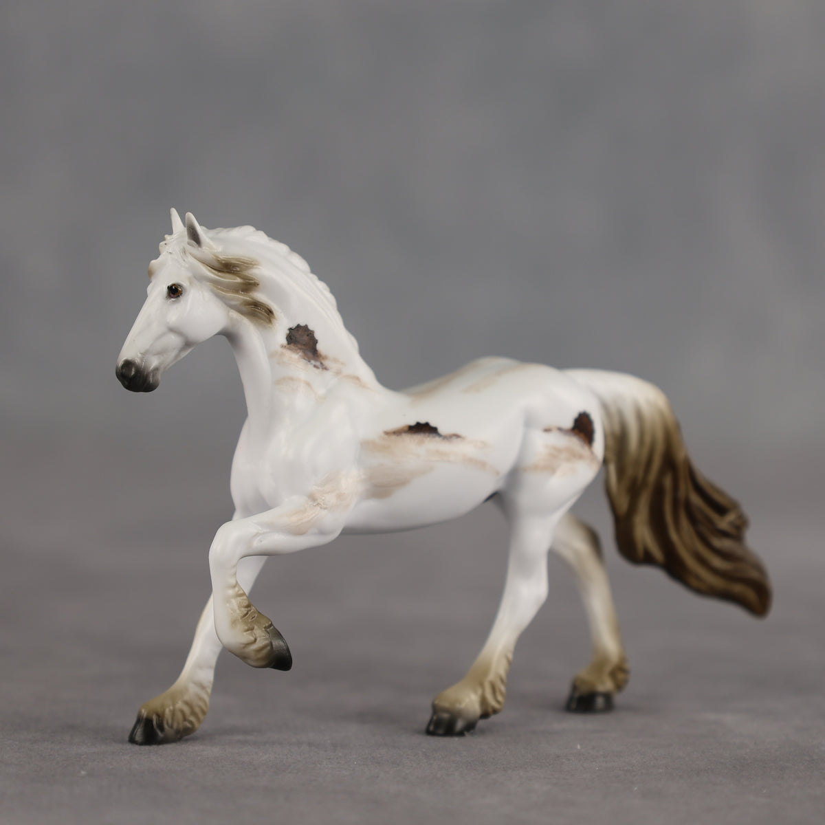 Cookies & Cream OOAK Chip Friesian by Dawn Quick SCD26