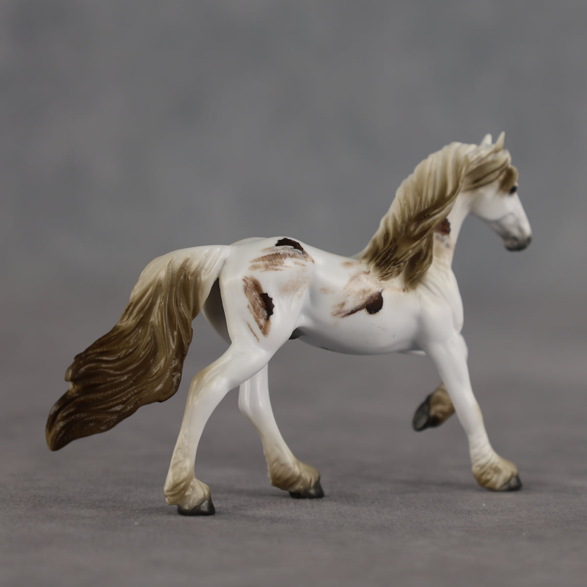 Cookies & Cream OOAK Chip Friesian by Dawn Quick SCD26