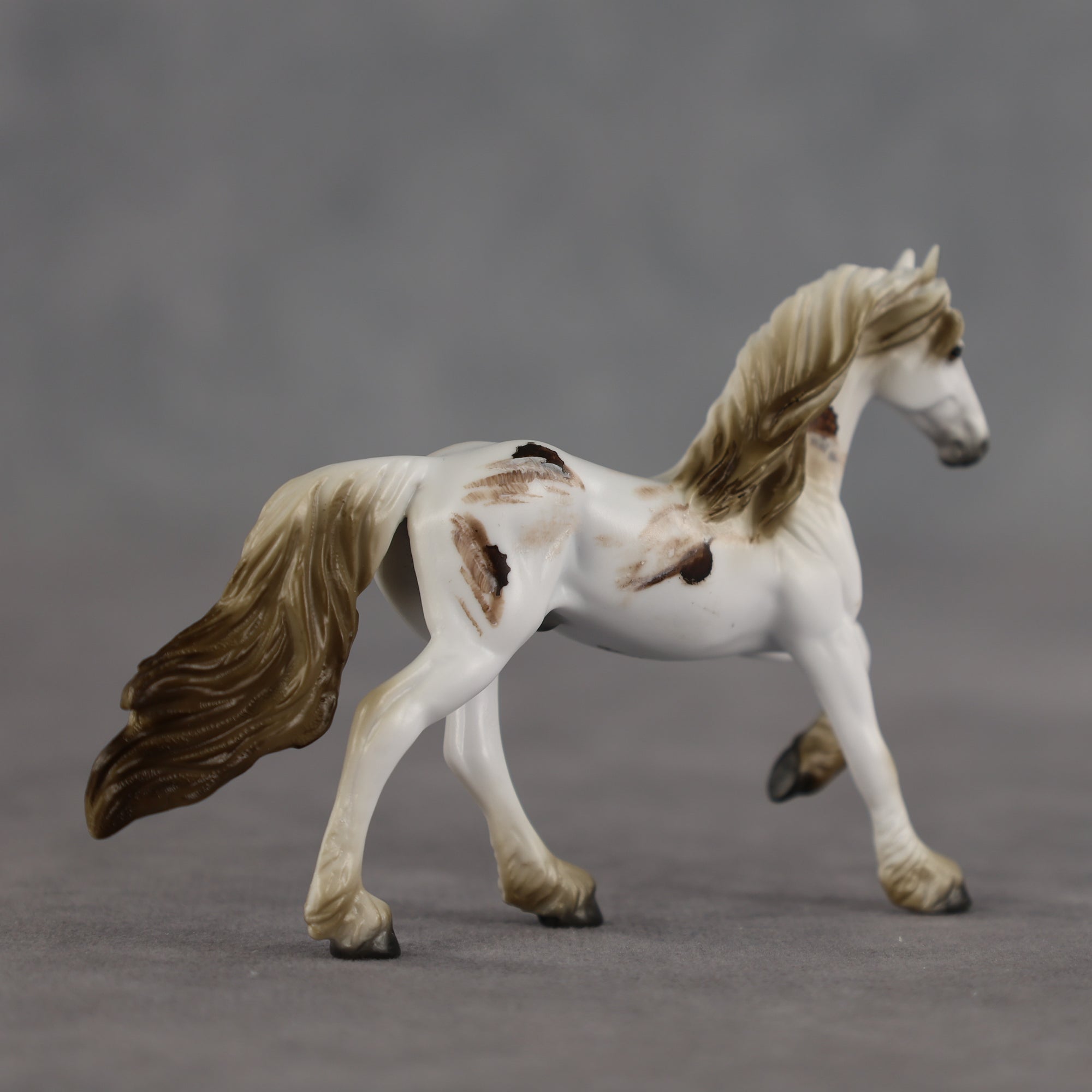Cookies &amp; Cream OOAK Chip Friesian by Dawn Quick SCD26
