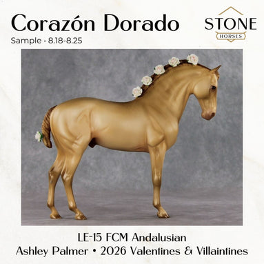 SAMPLE Corazón Dorado LE-15 FCM Andalusian by Ashley Palmer SS0826