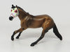 CORAZON&#39; PEQUENO-&quot;LITTLE HEART&quot;-BUCKSKIN CUTTING HORSE CHIP SUGAR SKULL 9/9
