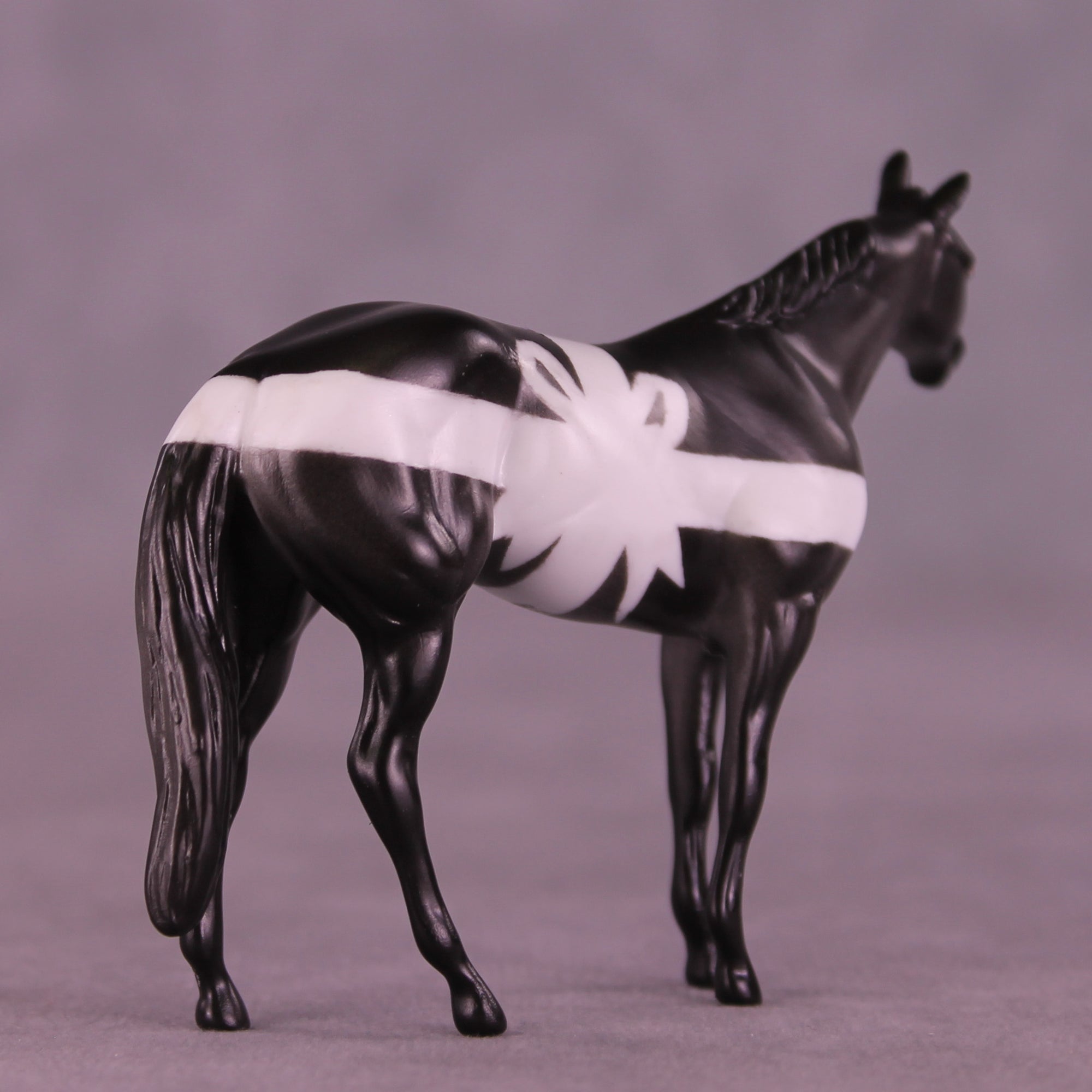 Cowboy Christmas Gift OOAK Chip Stock Horse by Anna Rieck HS25