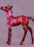 Cranberry Spritz OOAK Chip Foal by Julie Keim HS25