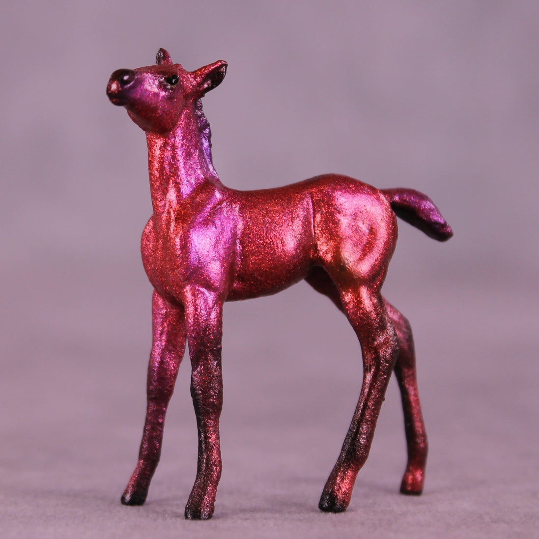 Cranberry Spritz OOAK Chip Foal by Julie Keim HS25