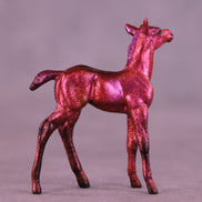 Cranberry Spritz OOAK Chip Foal by Julie Keim HS25