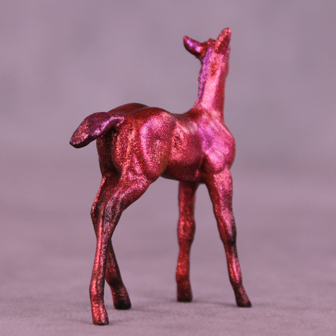 Cranberry Spritz OOAK Chip Foal by Julie Keim HS25