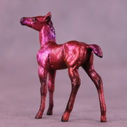 Cranberry Spritz OOAK Chip Foal by Julie Keim HS25