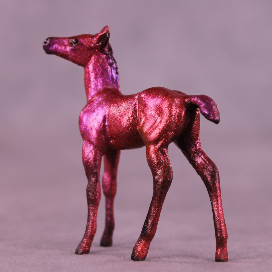 Cranberry Spritz OOAK Chip Foal by Julie Keim HS25