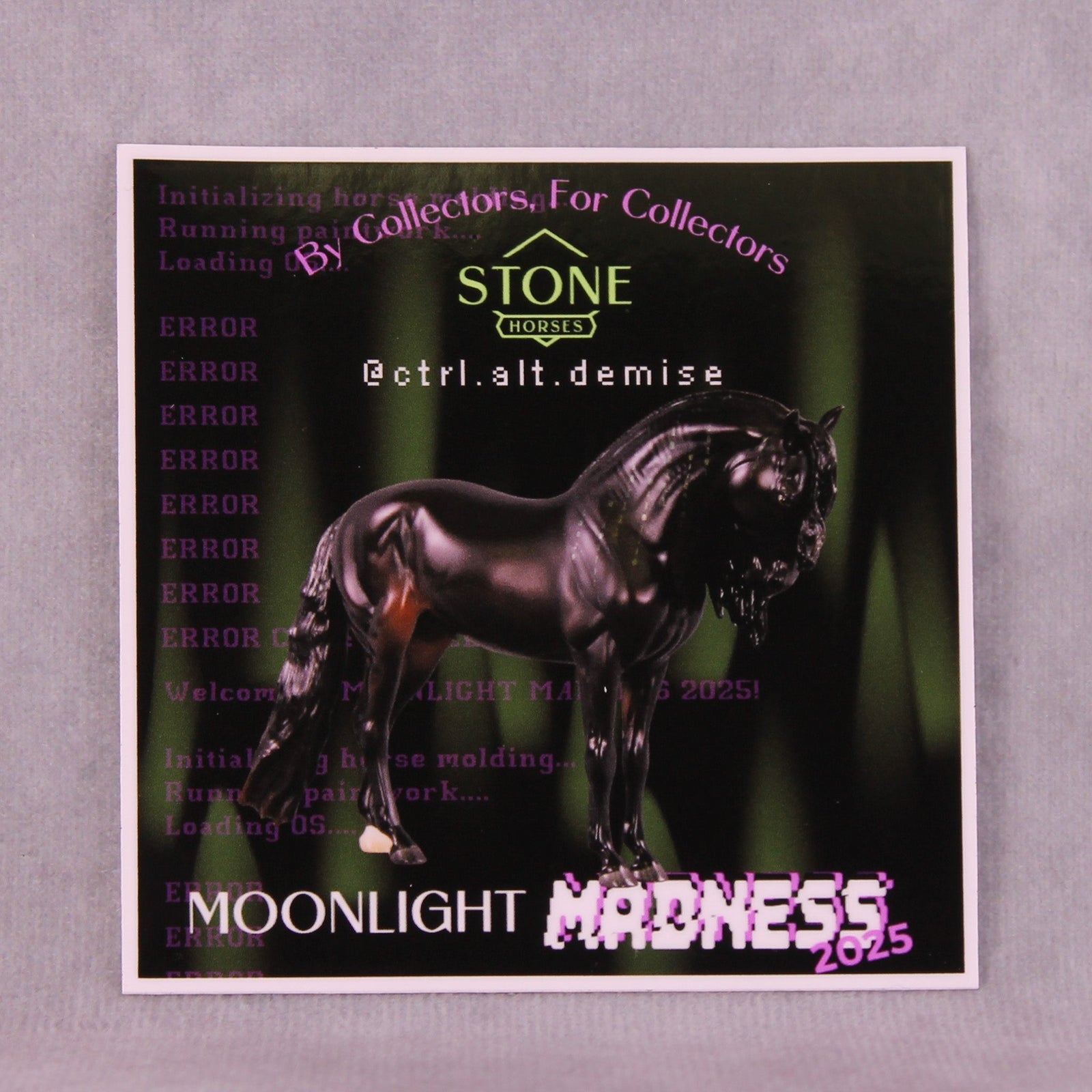 Moonlight Madness @ctrl.alt.demise Sticker 2025 Limited Edition
