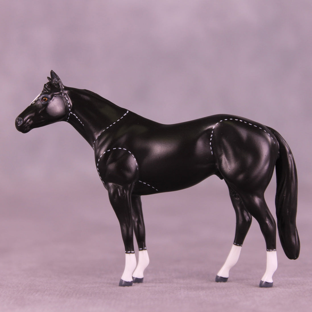 Cuddles OOAK Chip Stock Horse by Jess Hamill MS25